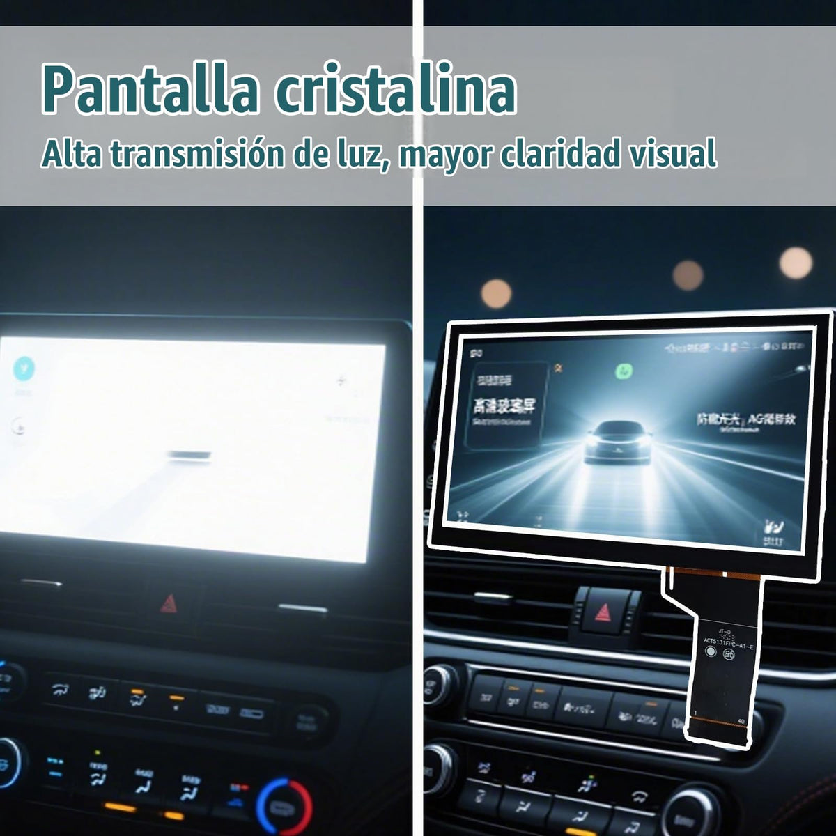 Digitalizador de Pantalla Táctil 6.5 Pulgadas Compatible con VW y Skoda