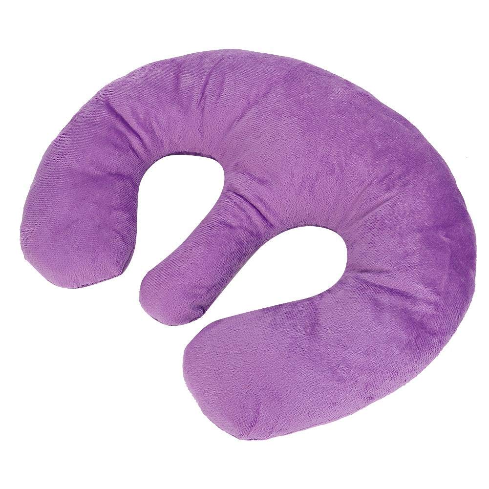Cojín de almohada de seno, salón de belleza Almohada de soporte de seno SPA Cojín de almohada de pecho de masaje Cojín Prevención de arrugas y soporte de seno Almohadilla de Soporte Suave (Púrpura)