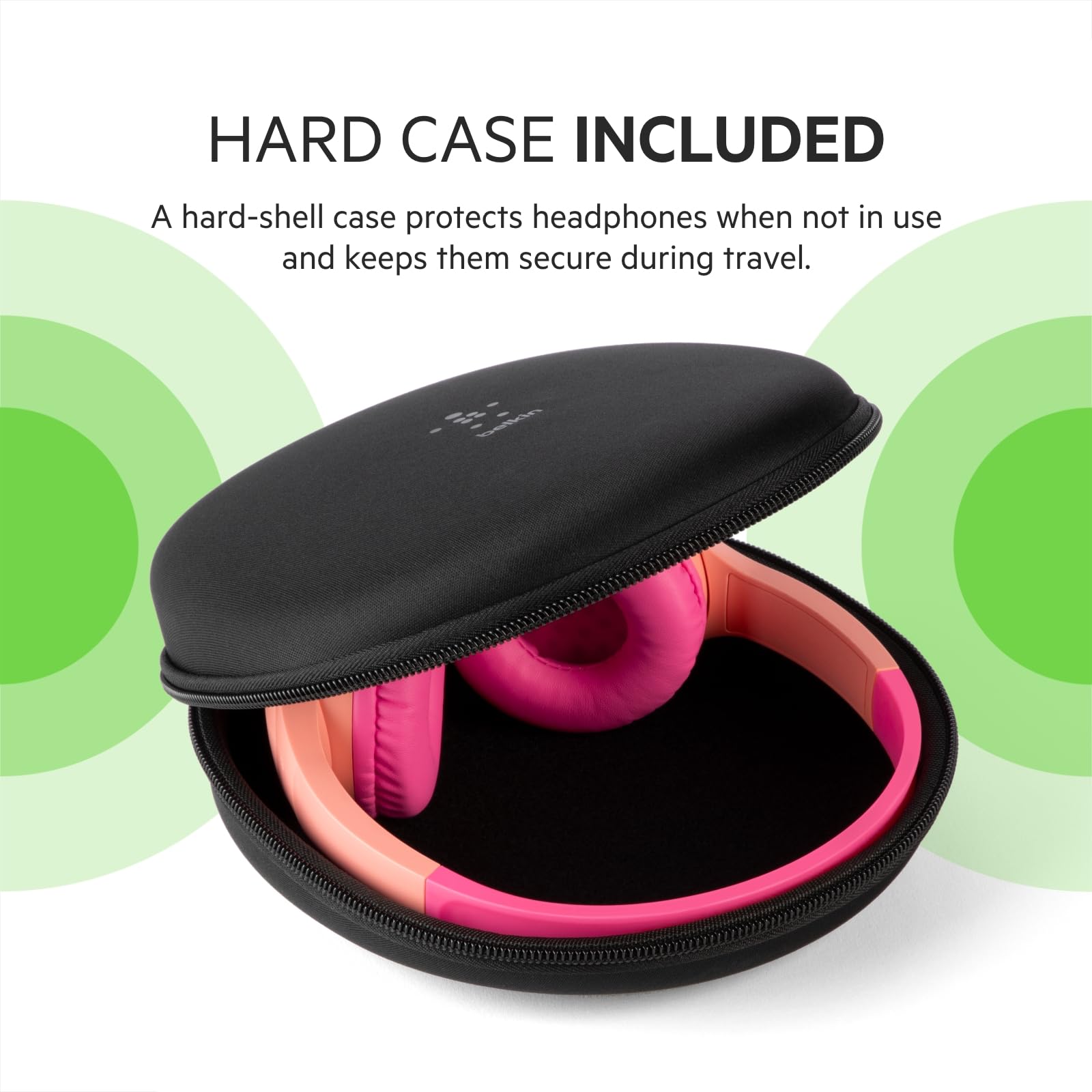 Belkin AUD001BTPK Auriculares para Niños Soundform, Rosa