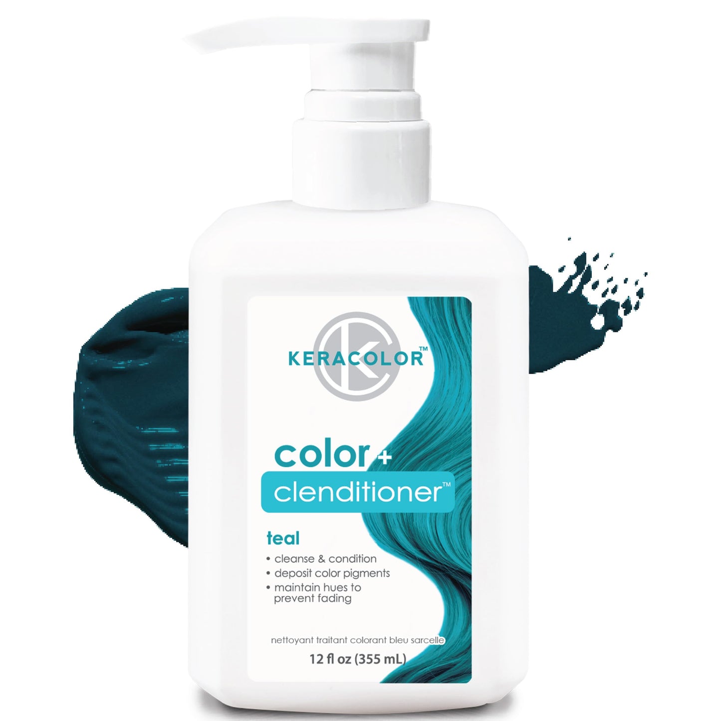 Acondicionador Keracolor verde azulado Plus
