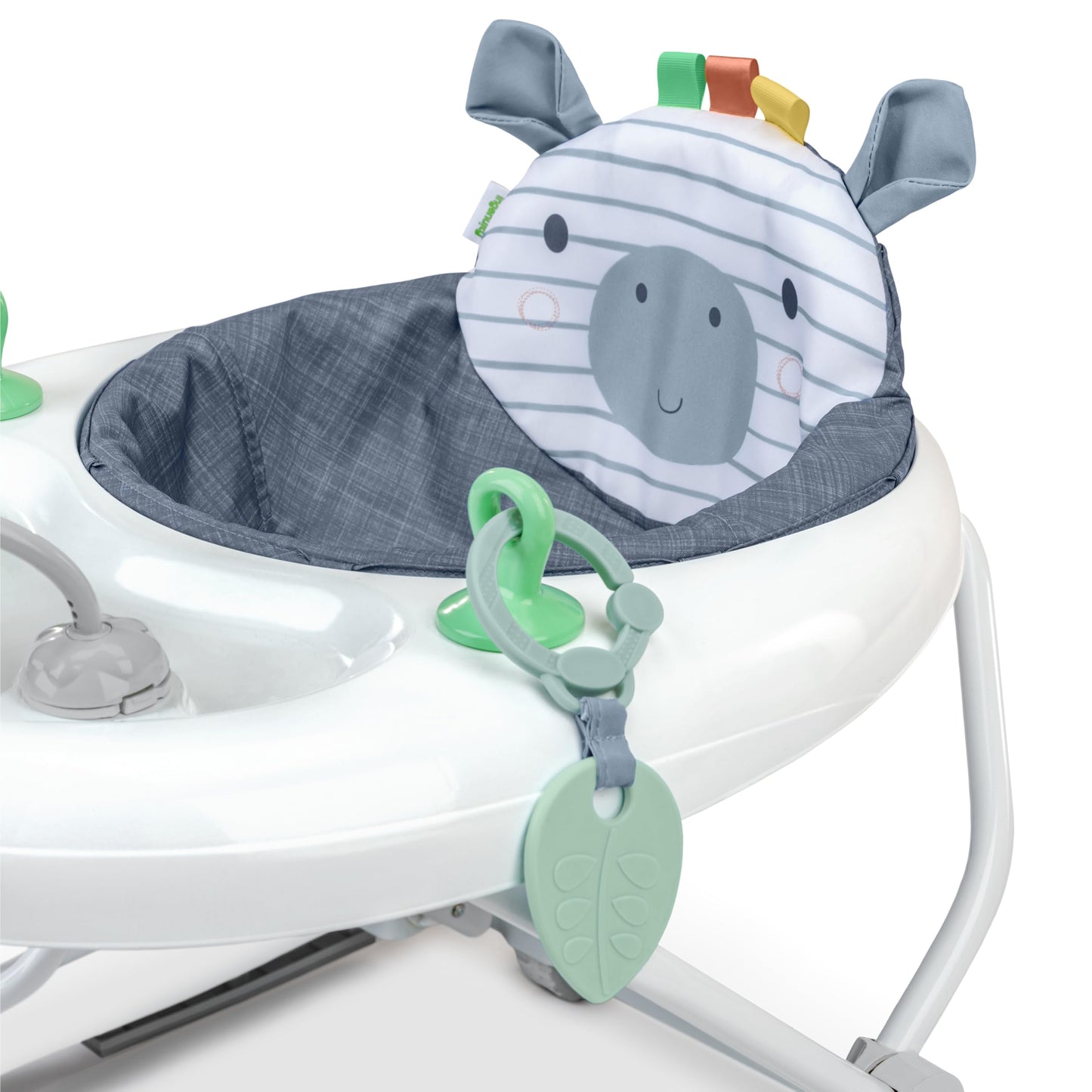 Ingenuity Smooth Strides - Cambray - Caminador de desarrollo - Barra de altura de 3 posiciones - Juguetes incluidos - 6M-12M
