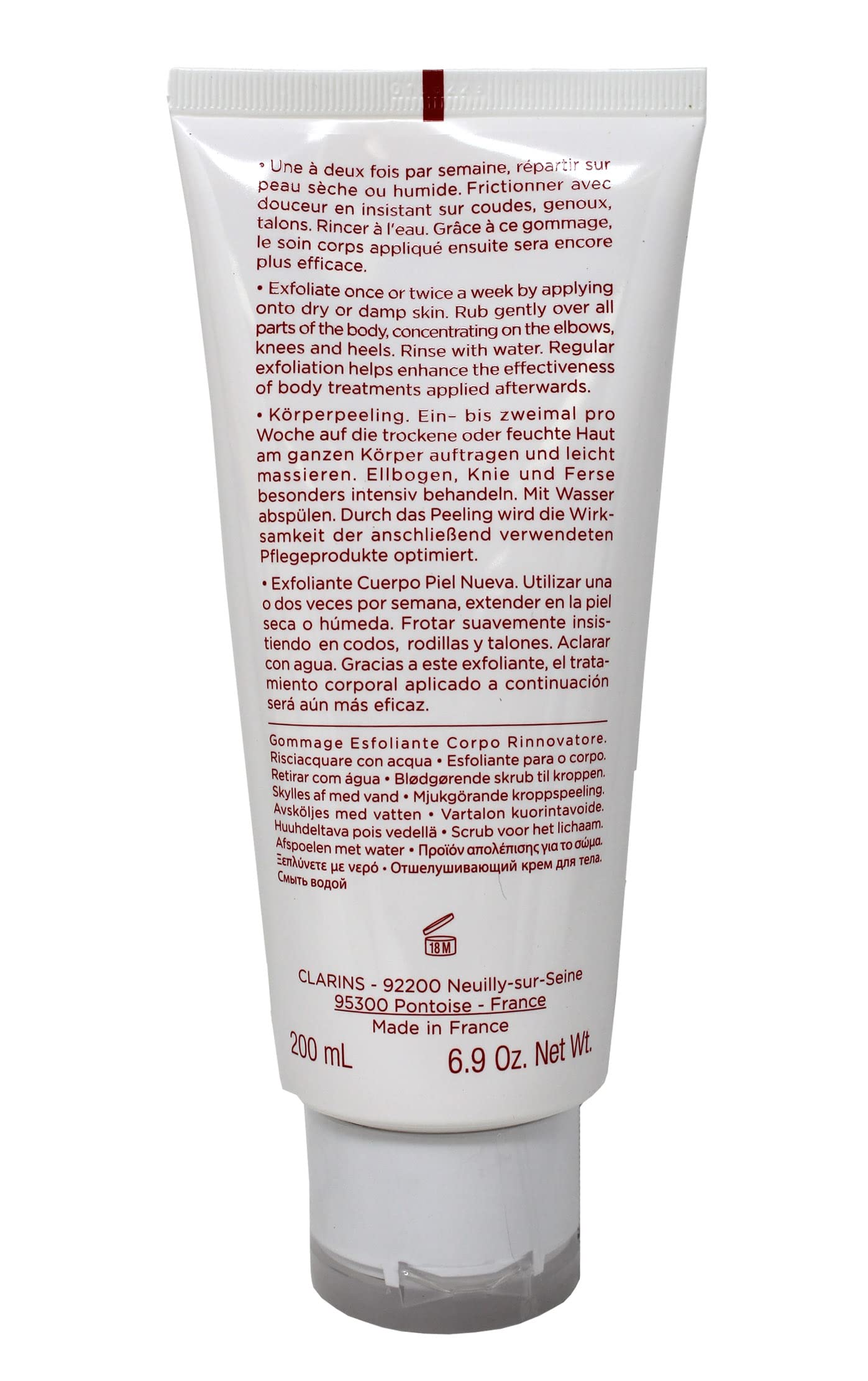 Clarins 200ml Exfoliating Body Scrub for Smooth Skin (with bamboo powders, softens, smoothes and firms)