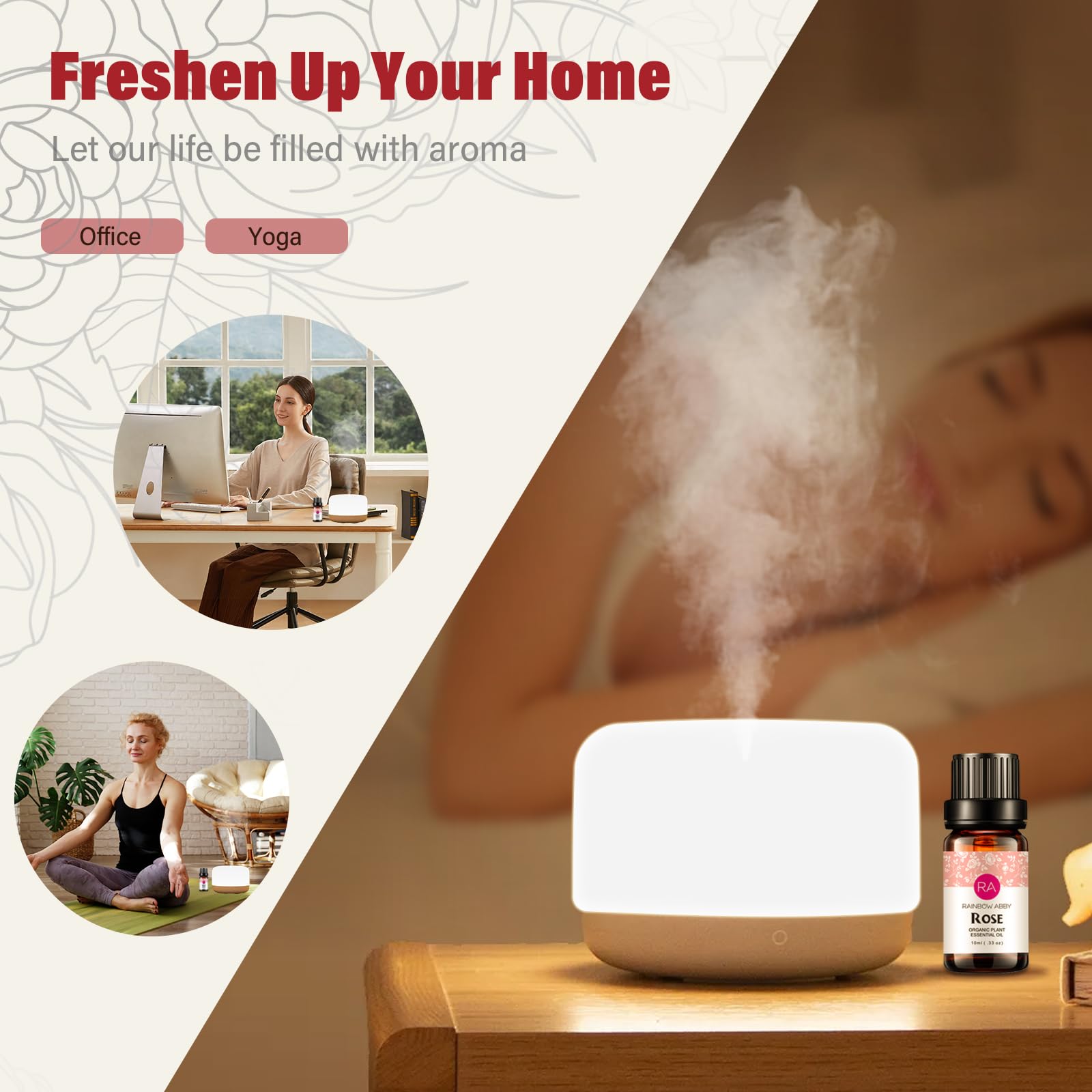 Aceite Esencial 100% Puro Rose Grado Terapéutico 10 ml