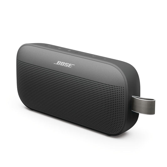 Bose Altavoz Bluetooth portátil SoundLink Flex (2.ª Gen.) Altavoz para Exteriores portátil con Sonido de Alta fidelidad, hasta 12 Horas de duración de la batería, a Prueba de Agua y Polvo, color Negro