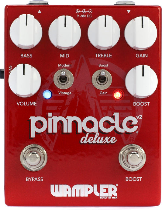 Pedal de Efectos de Guitarra Wampler Pinnacle Deluxe V2 Distorsión