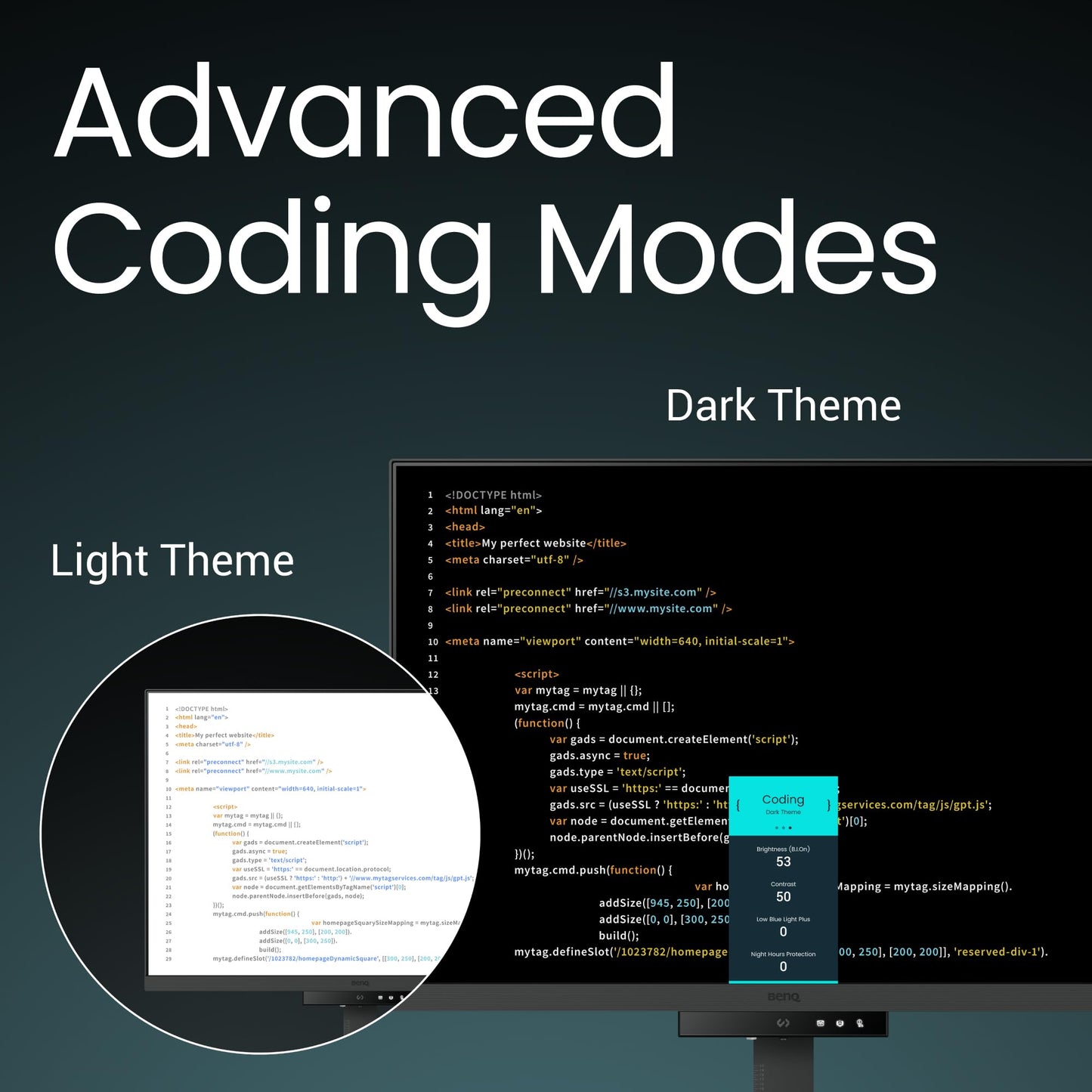 BenQ RD280U Monitor de programación 4K+ 3840x2560 de 28.28 Pulgadas con retroiluminación, 90W USB Tipo C, Panel de Revestimiento Fino, Modos de codificación avanzados, protección de Horas nocturnas,