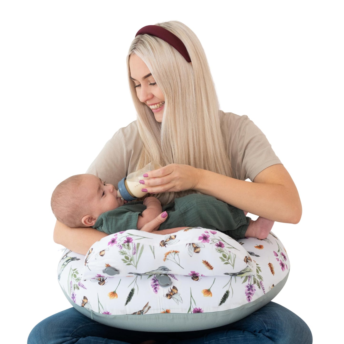 Little Traveler - Almohada de enfermería de viaje, inflable