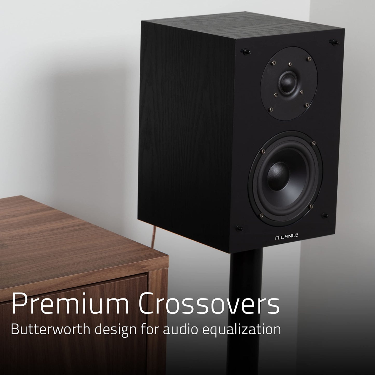 Altavoces de Estantería Fluance Natural Walnut de Alta Definición