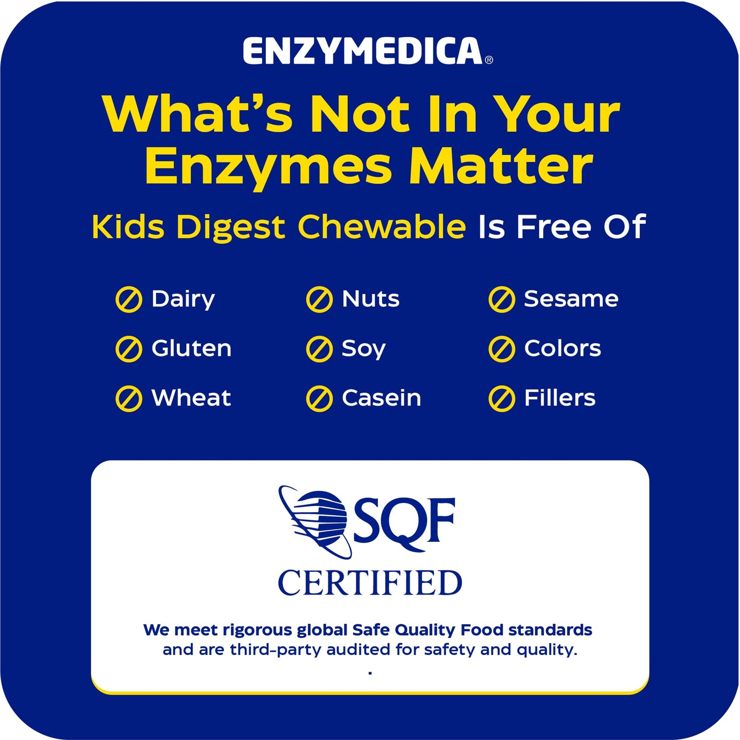 Enzymedica - Cápsulas para masticables digeridas para niños, 90 unidades