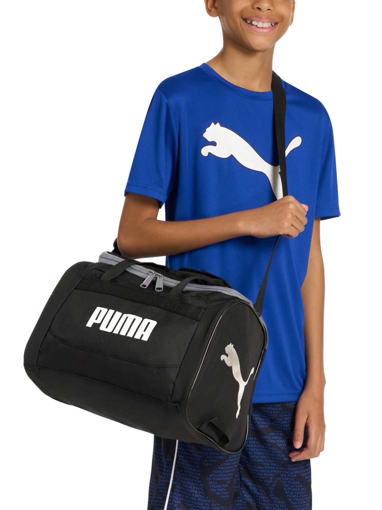 Bolsa de Viaje PUMA Azul Marino y Rojo Big Evercat Transformation JR para Niños
