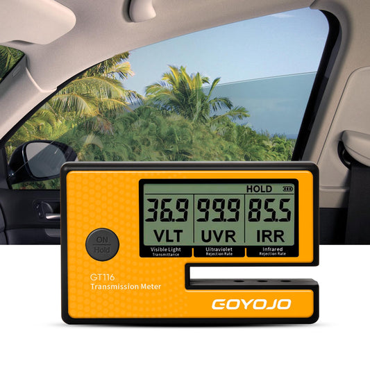 Medidor de Tinte Labs Automotriz Digital de Ventanas Laterales con Calibración Automática y Detección 3 en 1 VL Película Solar