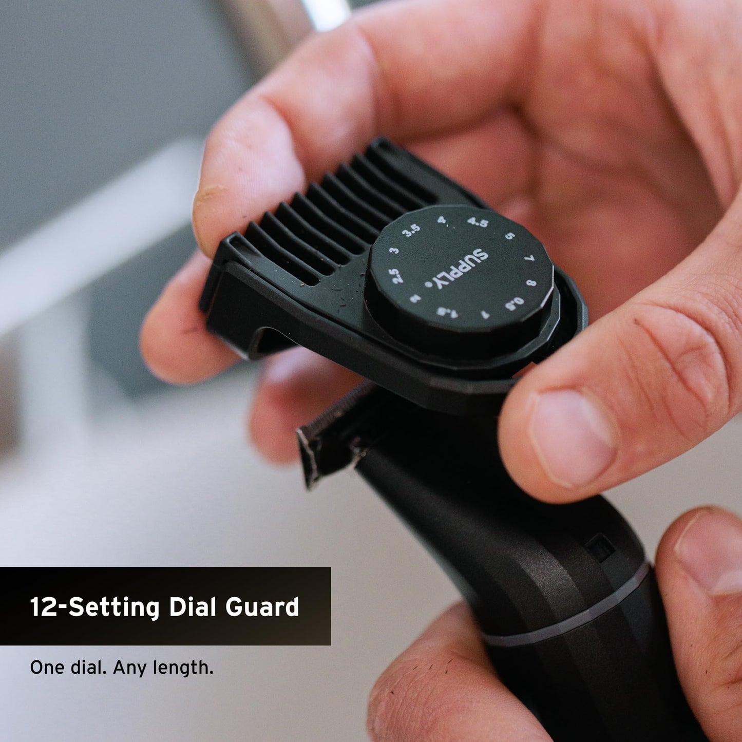 Supply Trimmer - Maquinilla de Afeitar Eléctrica para Hombres - Recortar O Bordes Húmedos O Secos Con Diseño Impermeable - Protector Ajustable