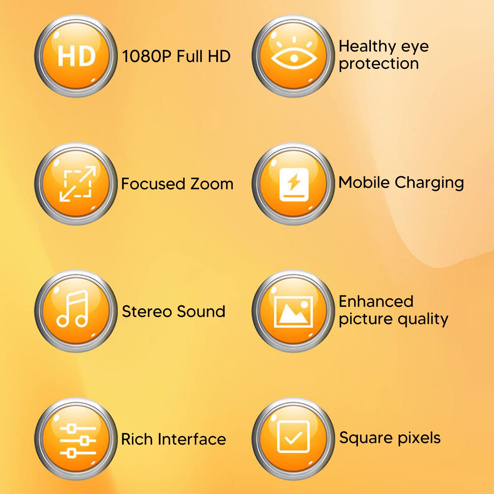 Mini Proyector Portátil Full HD 1080P Multimedia HDMI USB AV XboxOne iOS Android blanco Enchufe EE. UU.