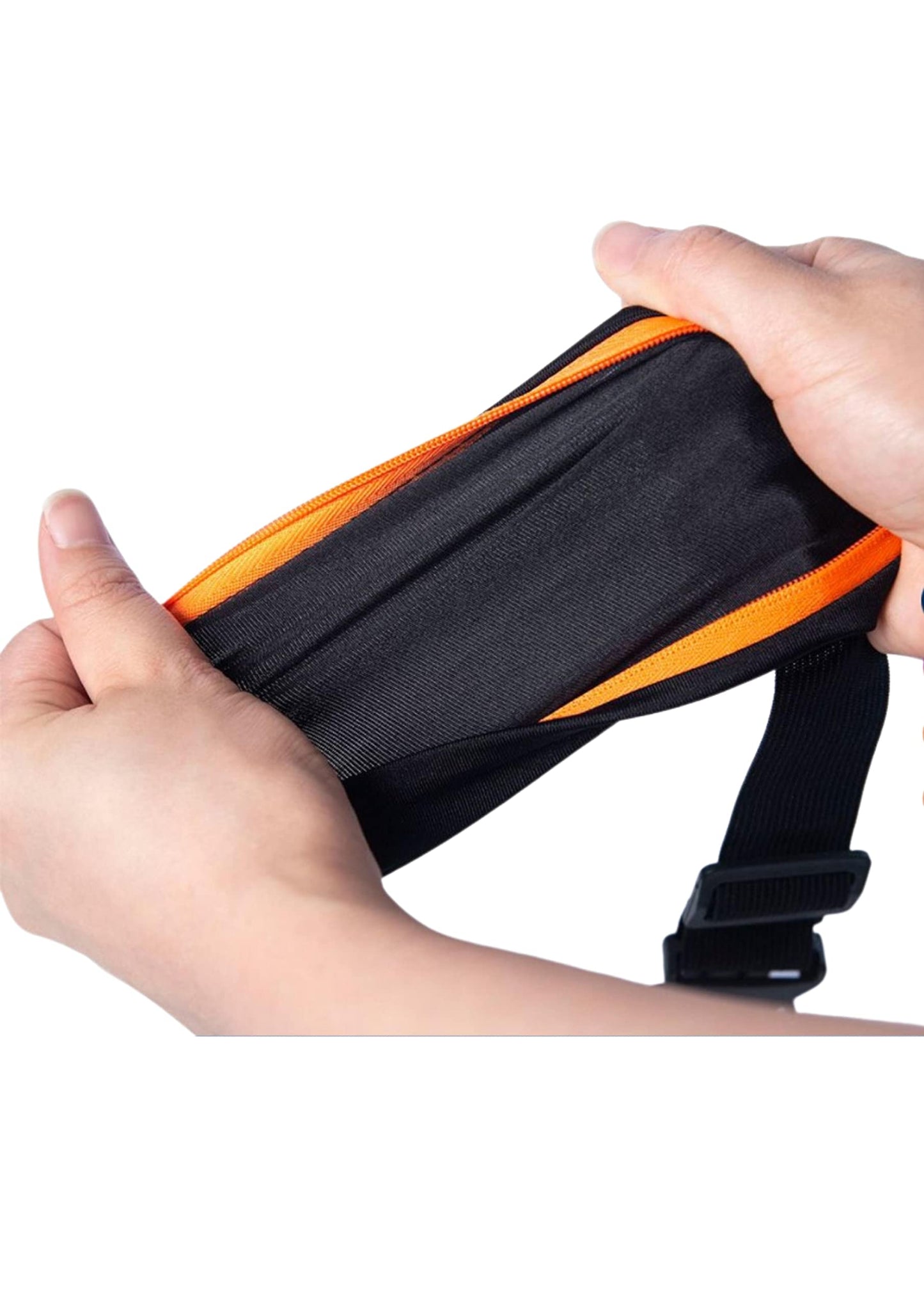 Cangurera Deportiva, Bolsa Deportiva con Cinturón Elástica, Riñoneras Deportivas de Hombres y Mujeres para Correr, Ciclismo, Gimnasio, senderismo, ejercicio al aire libre. (rojo)