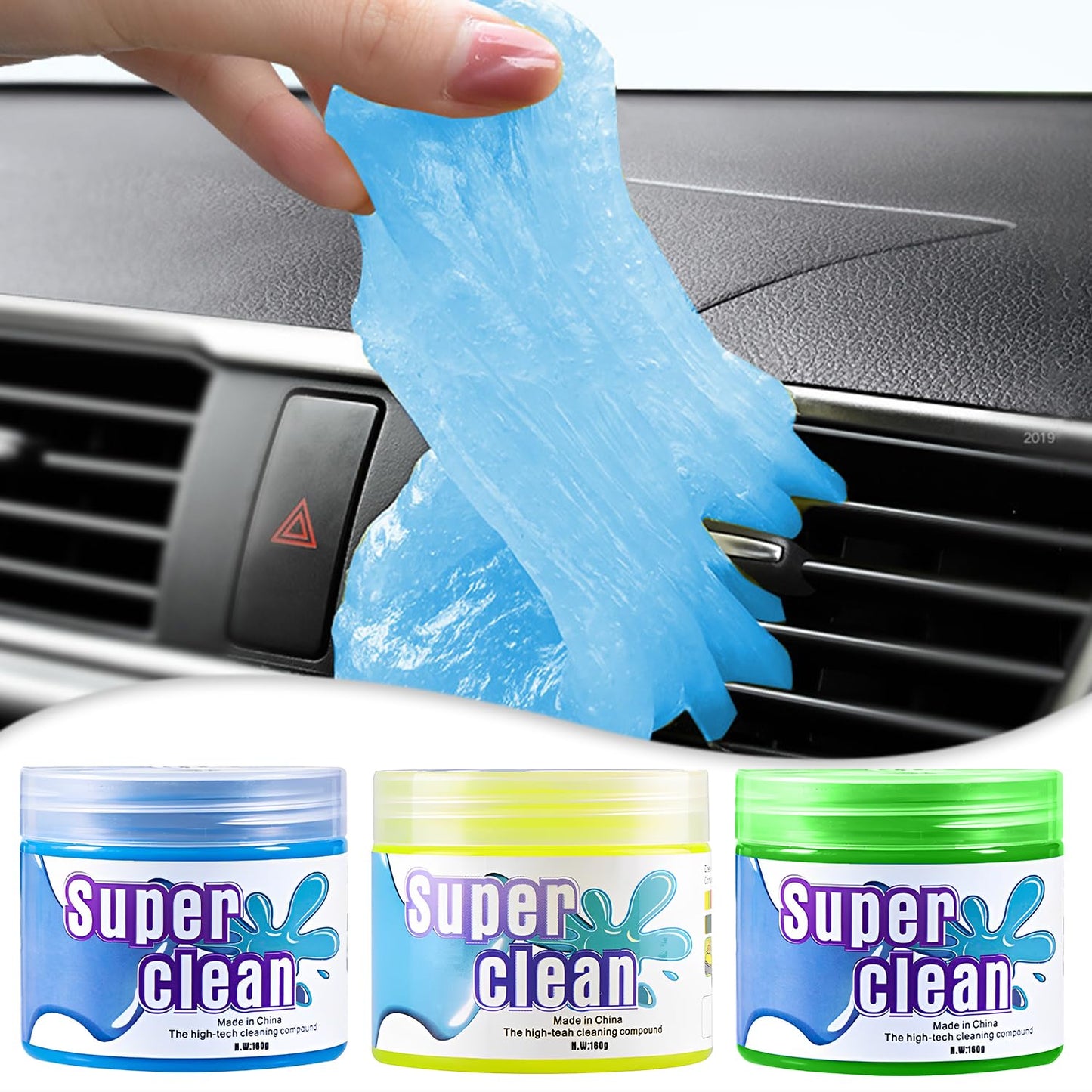 Gel Limpiador Automóviles Universal para Grietas y Polvo