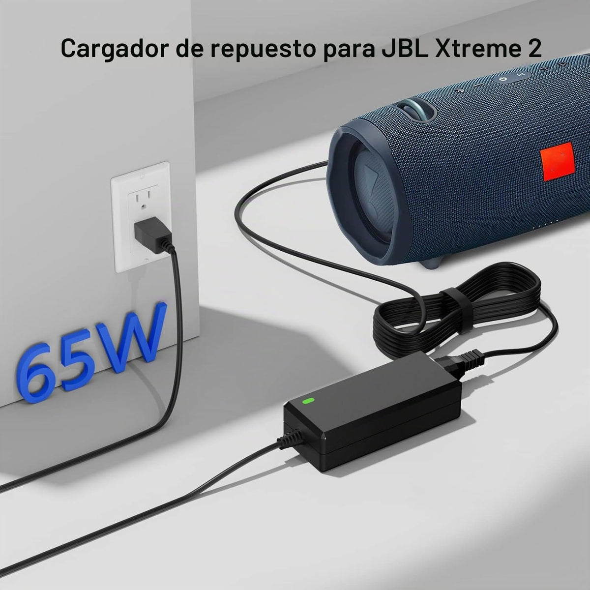 Cargador JBL Boombox Xtreme Negro Impermeable para Altavoz Bluetooth