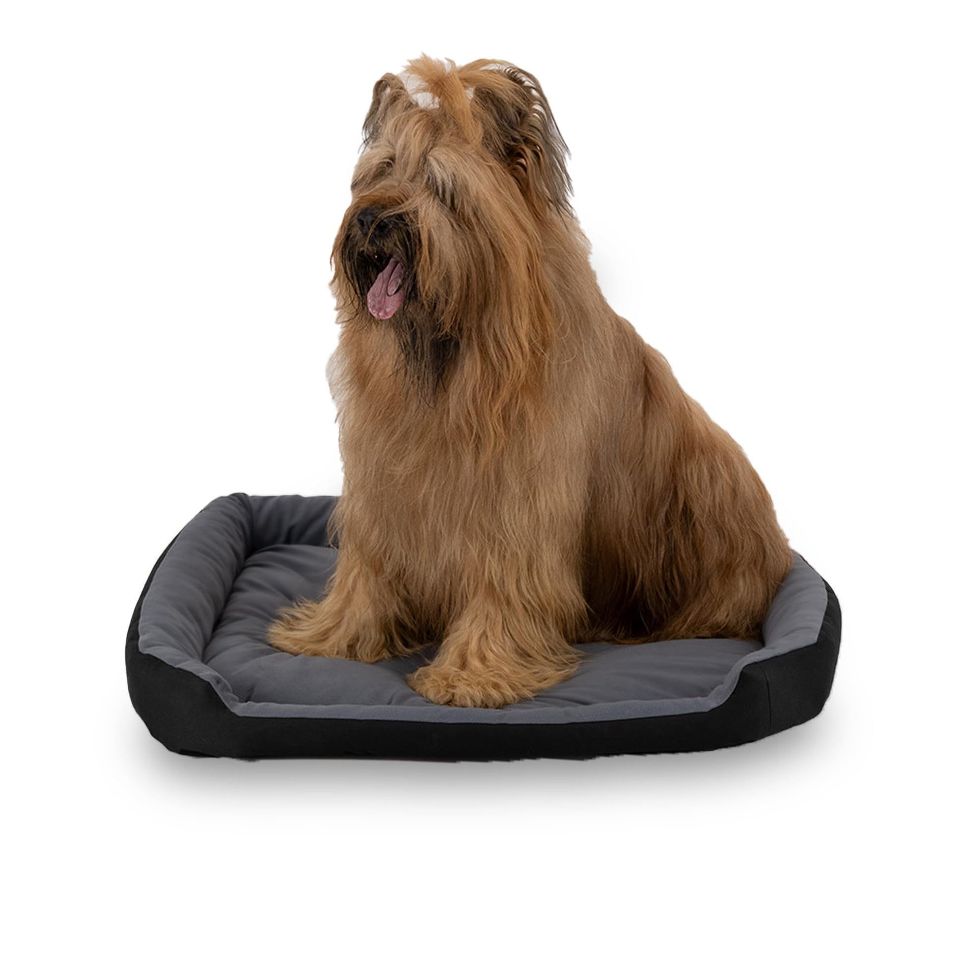 Cama para Perro Hills Negra Gris Confortable Resistente X-Large