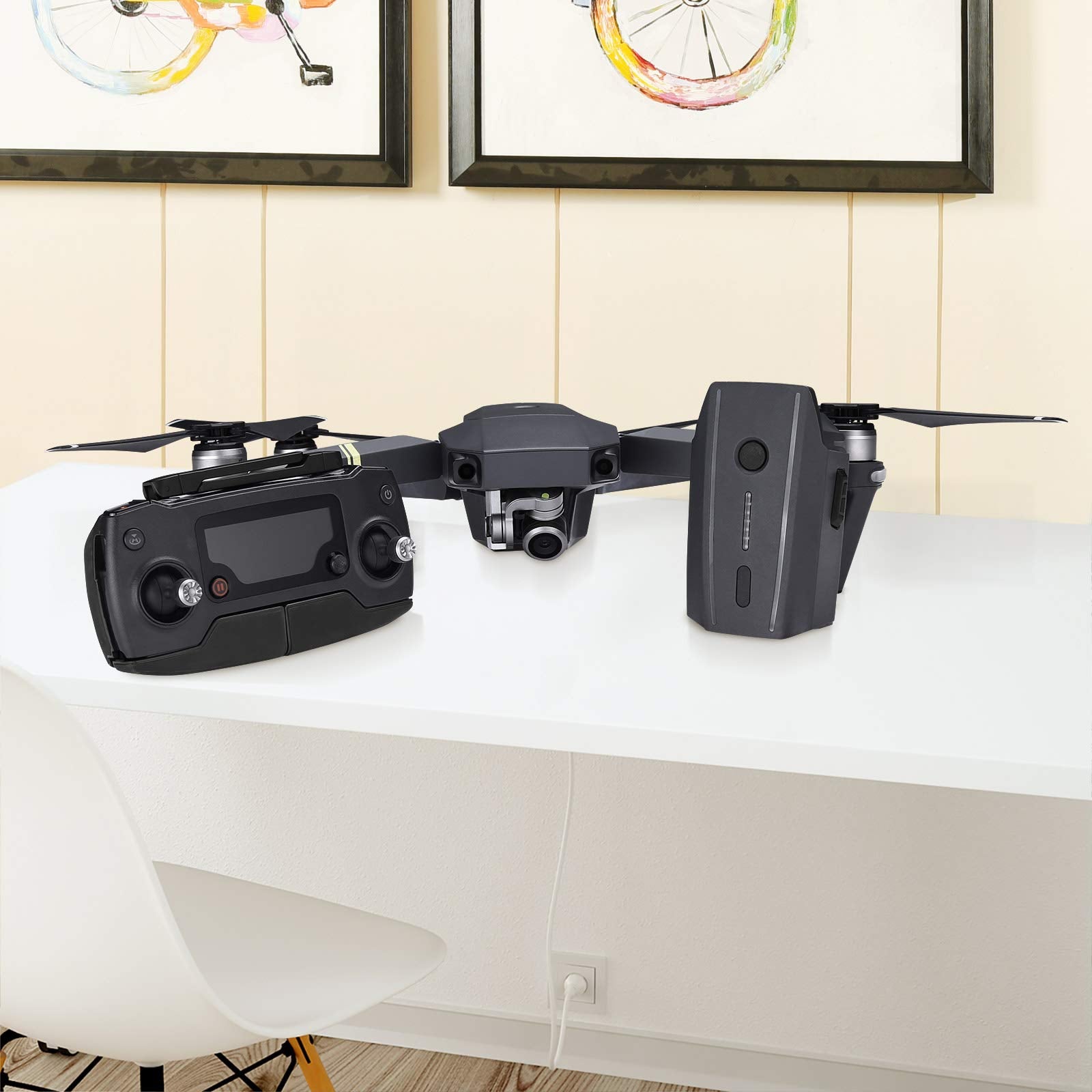 Batería de Repuesto DJI Mavic Pro Blanco 3830 mAh con 2 Bolsas de Seguridad 2 Paquetes