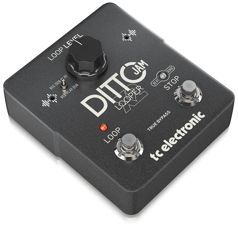 Pedal de Efectos de Bucle de Guitarra TC Electronic Negro Ditto JAM X2