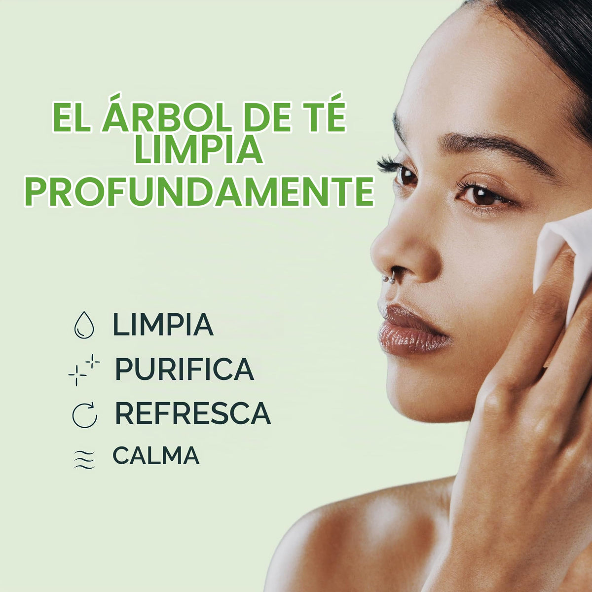 NOVEHA Gel Limpiador de Párpados de Árbol de Té - para Blefaritis, Mgd, y Ojo Seco Con Pro-Vitamina B5, Ácido Hialurónico, y Extracto de Pepino - Limpieza Suave, Alivia Picazón de Párpado y Ardor de O