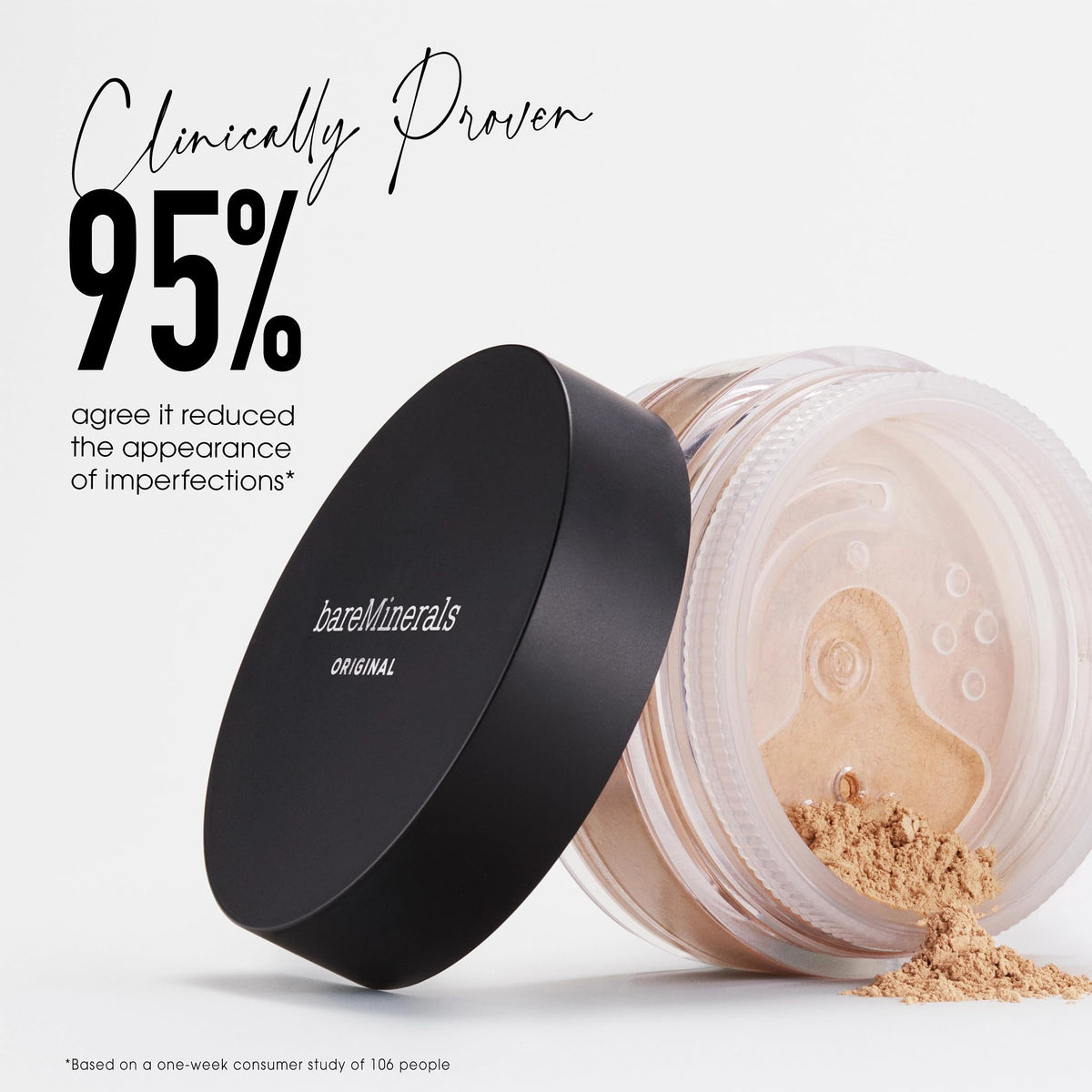 bareMinerals Original Foundation, Fair Ivory 02, 0.28 Ounce
