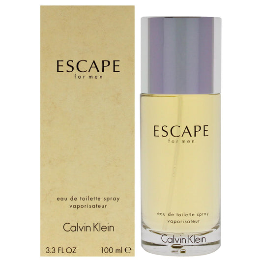 Calvin Klein Escape Spray para Hombre, 3.4 Oz/100 ml