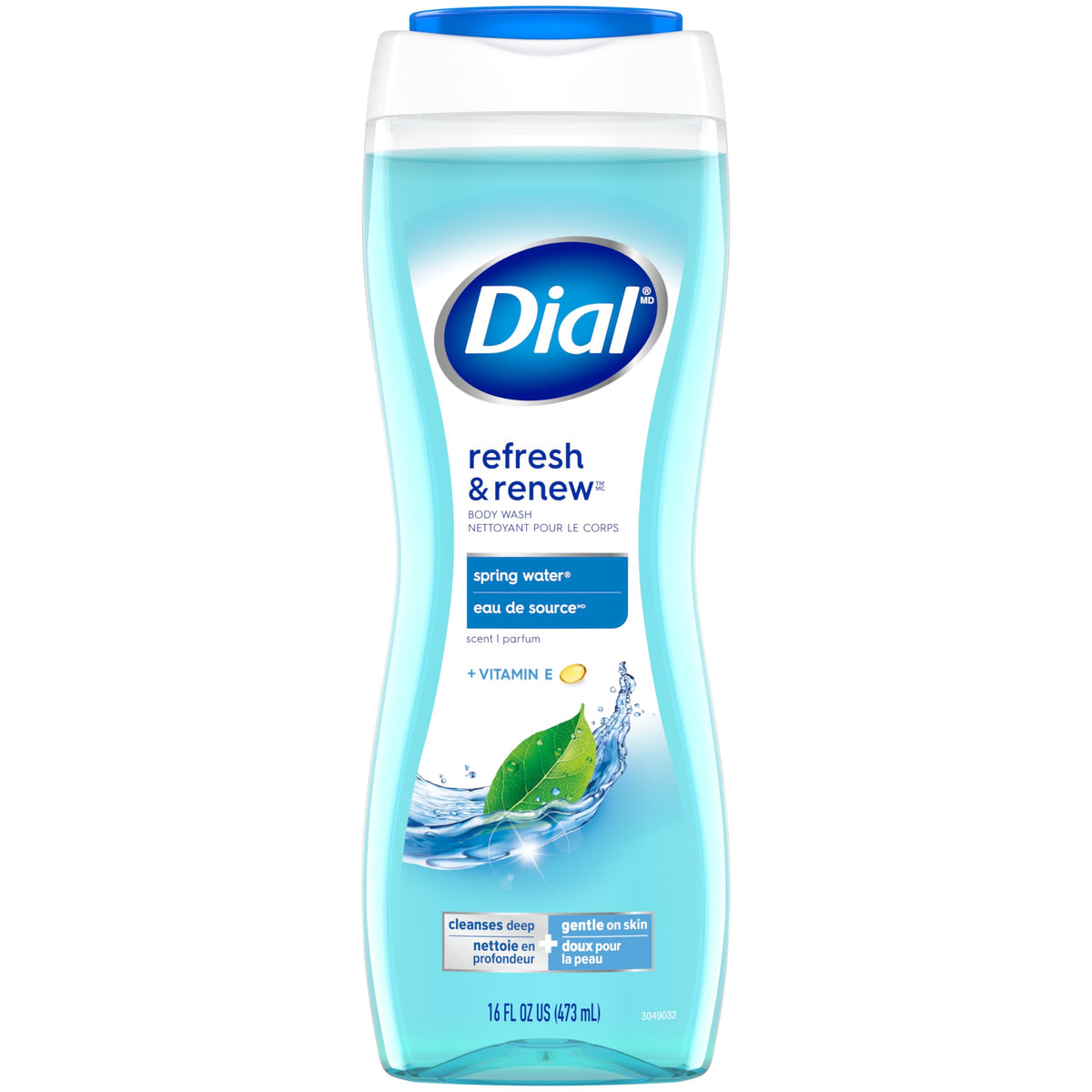 Dial Springwater Body Wash, 16 oz