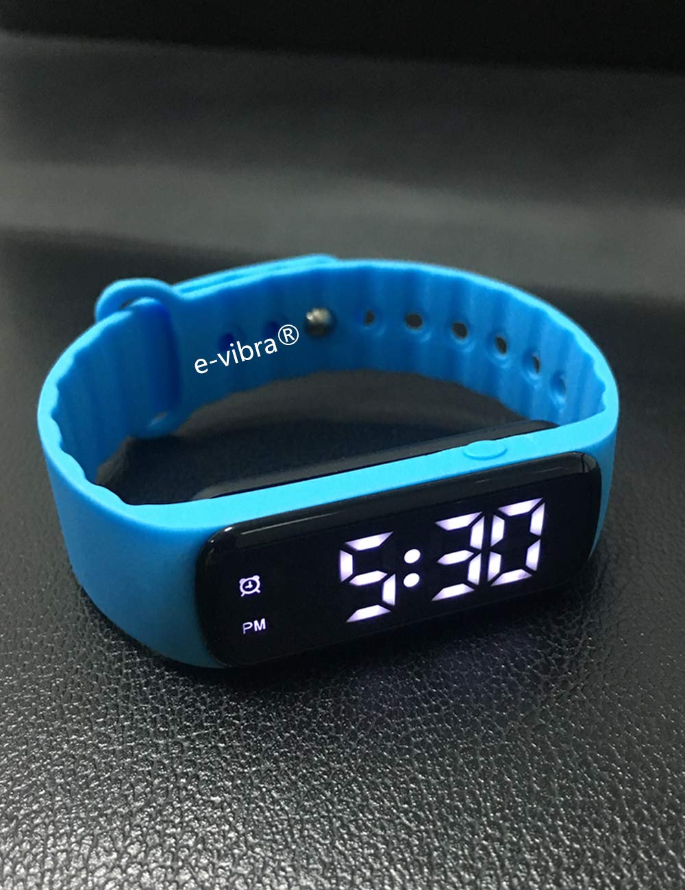 e-vibra - Reloj de entrenamiento para orinal, reloj despertador vibratorio silencioso, con temporizador de cuenta regresiva (azul)