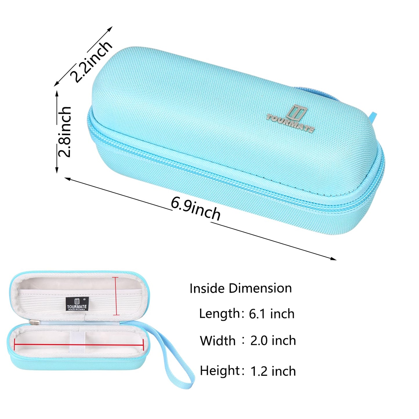 Tourmate Estuche de Almacenamiento para Areyzin Impermeable Bikini Trimmer Mujeres Maquinilla de Afeitar Eléctrica (Solo Estuche)