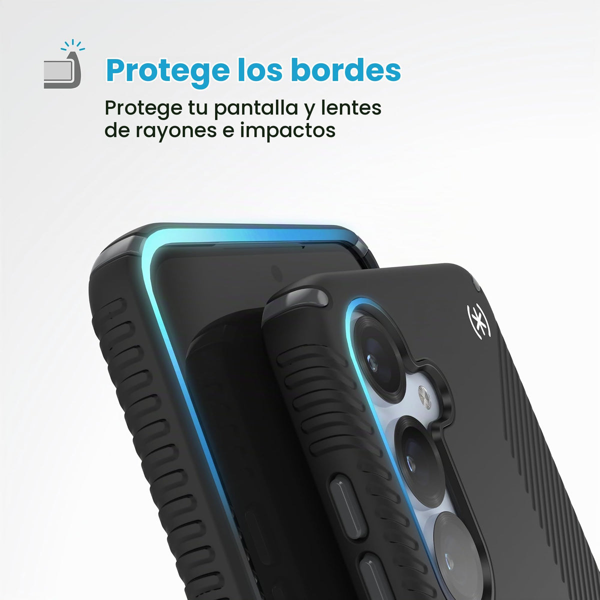 Funda para Samsung Galaxy S25 Speck Magnética con Protección Contra Caídas de 13 Pies y Empuñaduras Antideslizantes