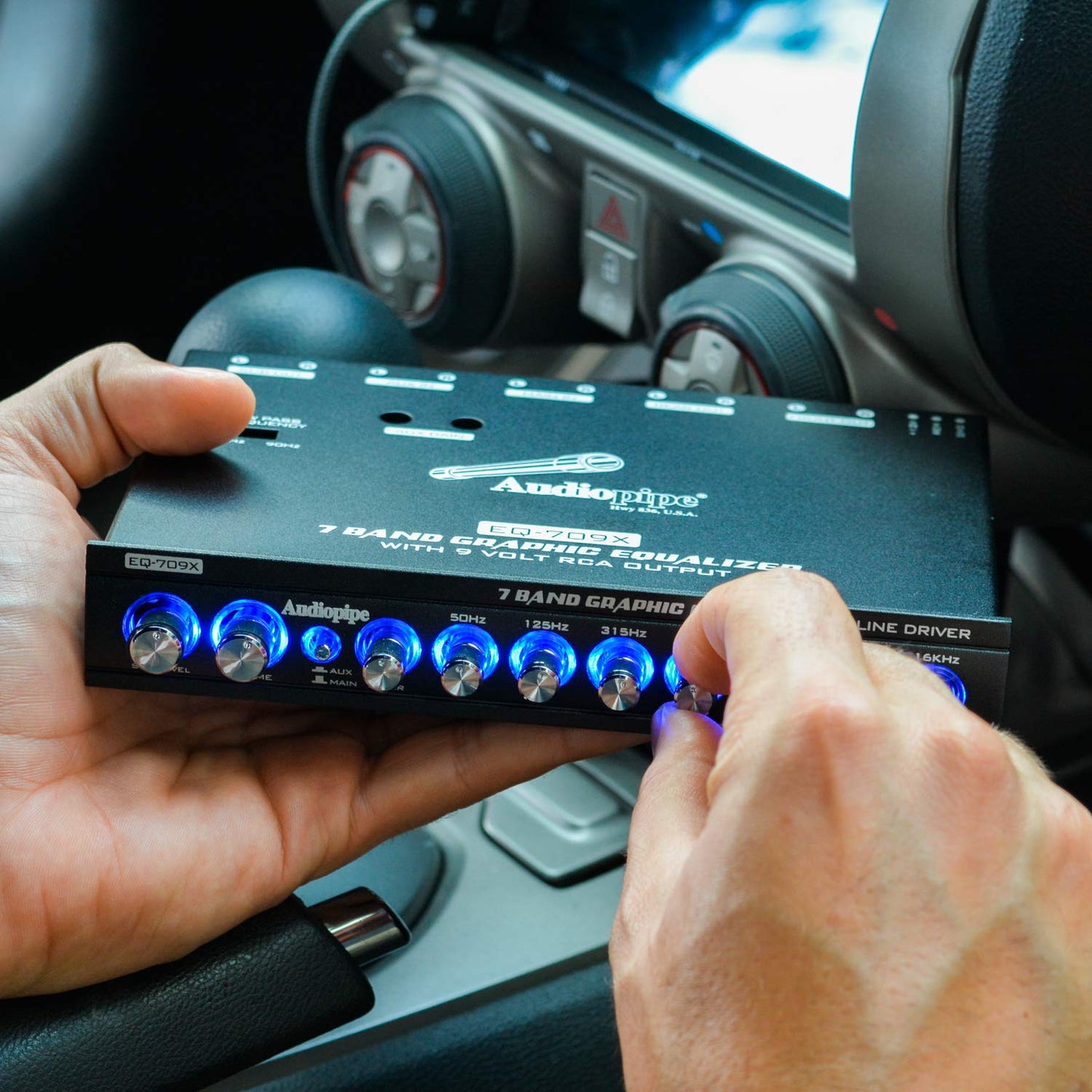 Audiopipe EQ-709X 7-Band Graphic In-Dash Equaliser