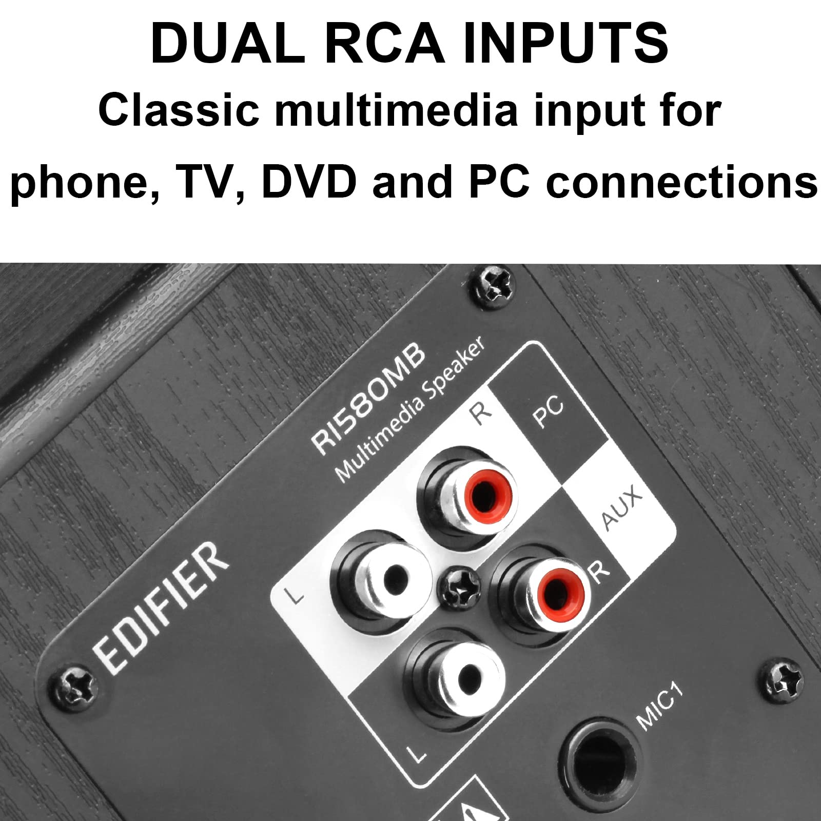 Bocinas de Estudio Edifier R1580MB Negro