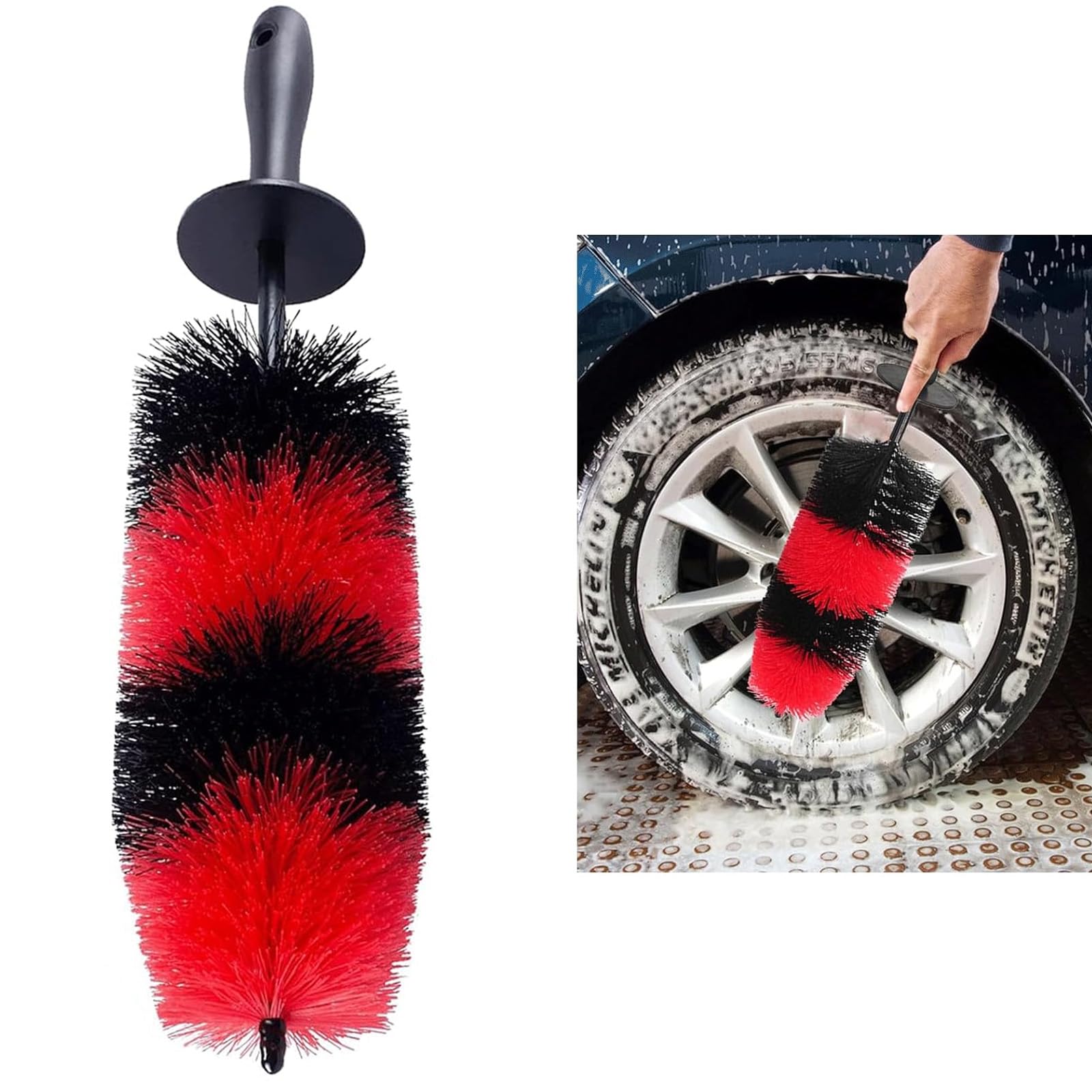 Kit Limpieza para Auto 15 Piezas con Cepillo y Guante Microfibra para Interior y Exterior