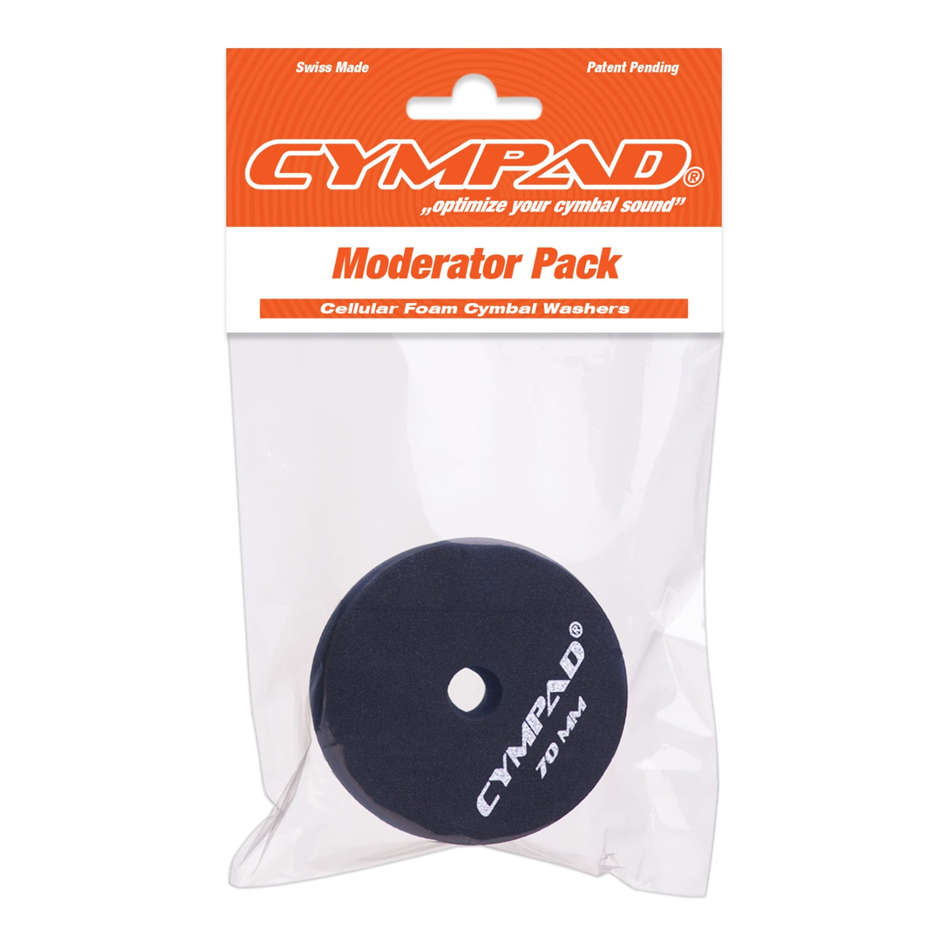 Cympad Moderator - Juego doble de afinador de platillos 70 mm