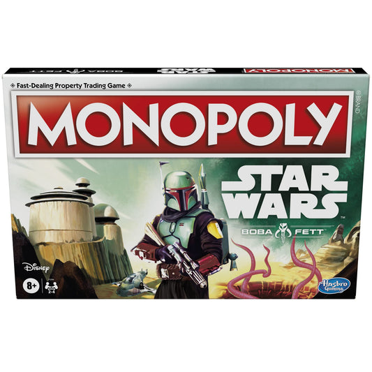 Hasbro Gaming Monopoly: Star Wars Boba Fett Edition Juego de Mesa para 4 Jugadores, a Partir de 8 años