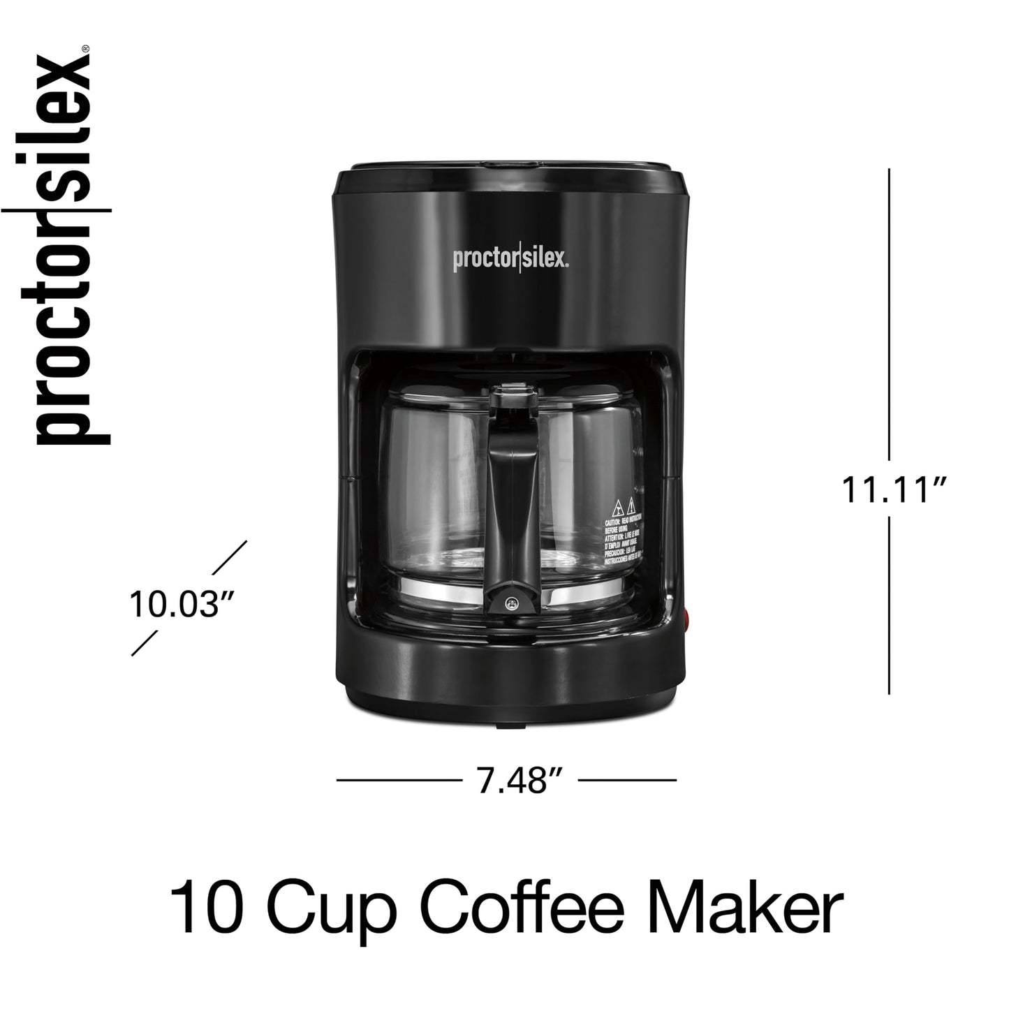 Cafetera Proctor Silex Blanca Capacidad para 10 Tazas