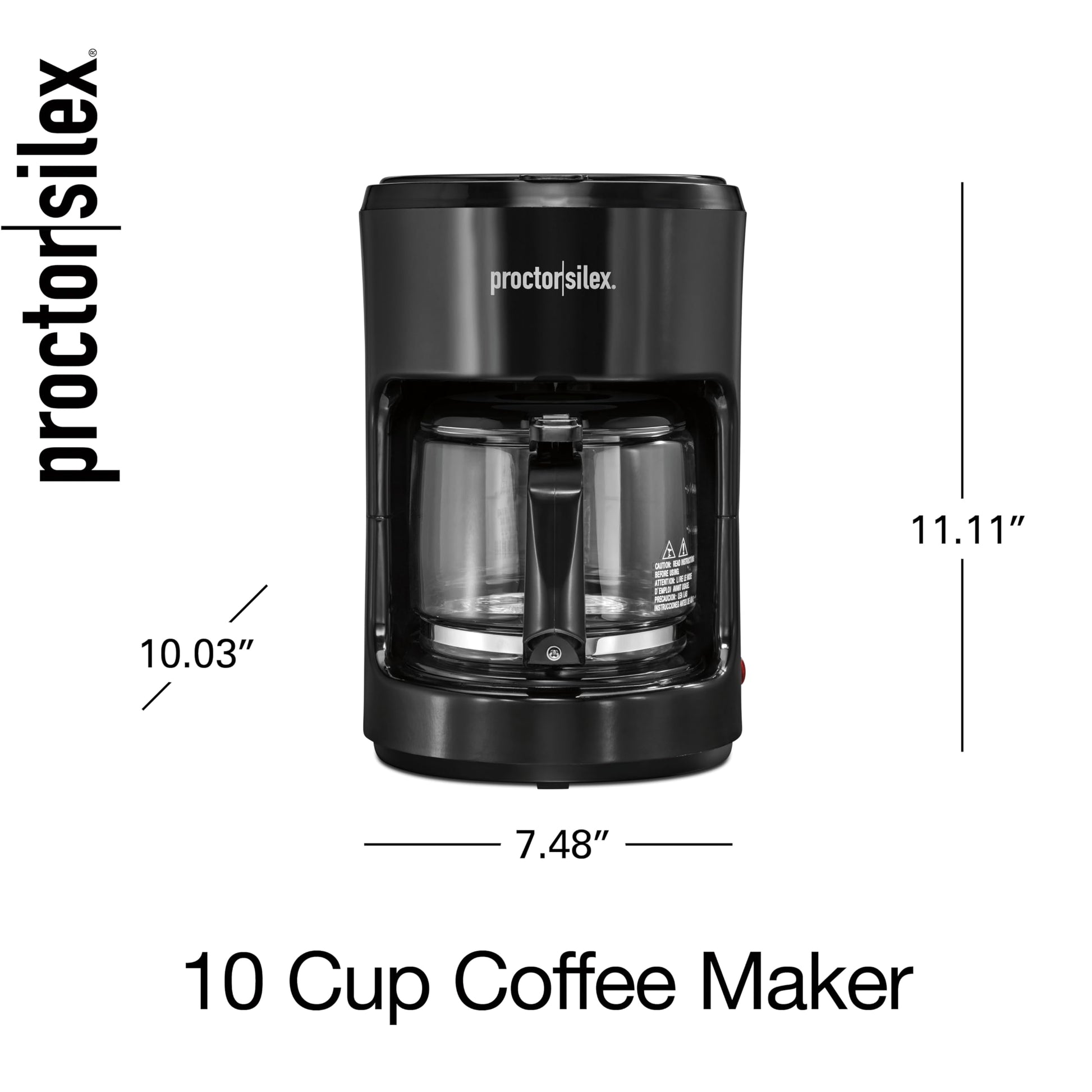 Cafetera Proctor Silex Blanca Capacidad para 10 Tazas