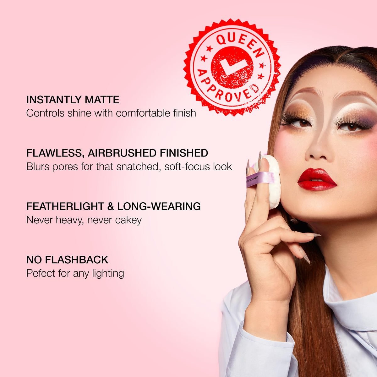 Kimchi Chic, Polvo Fijador Puff Puff Pass Set and Back, Traslucent