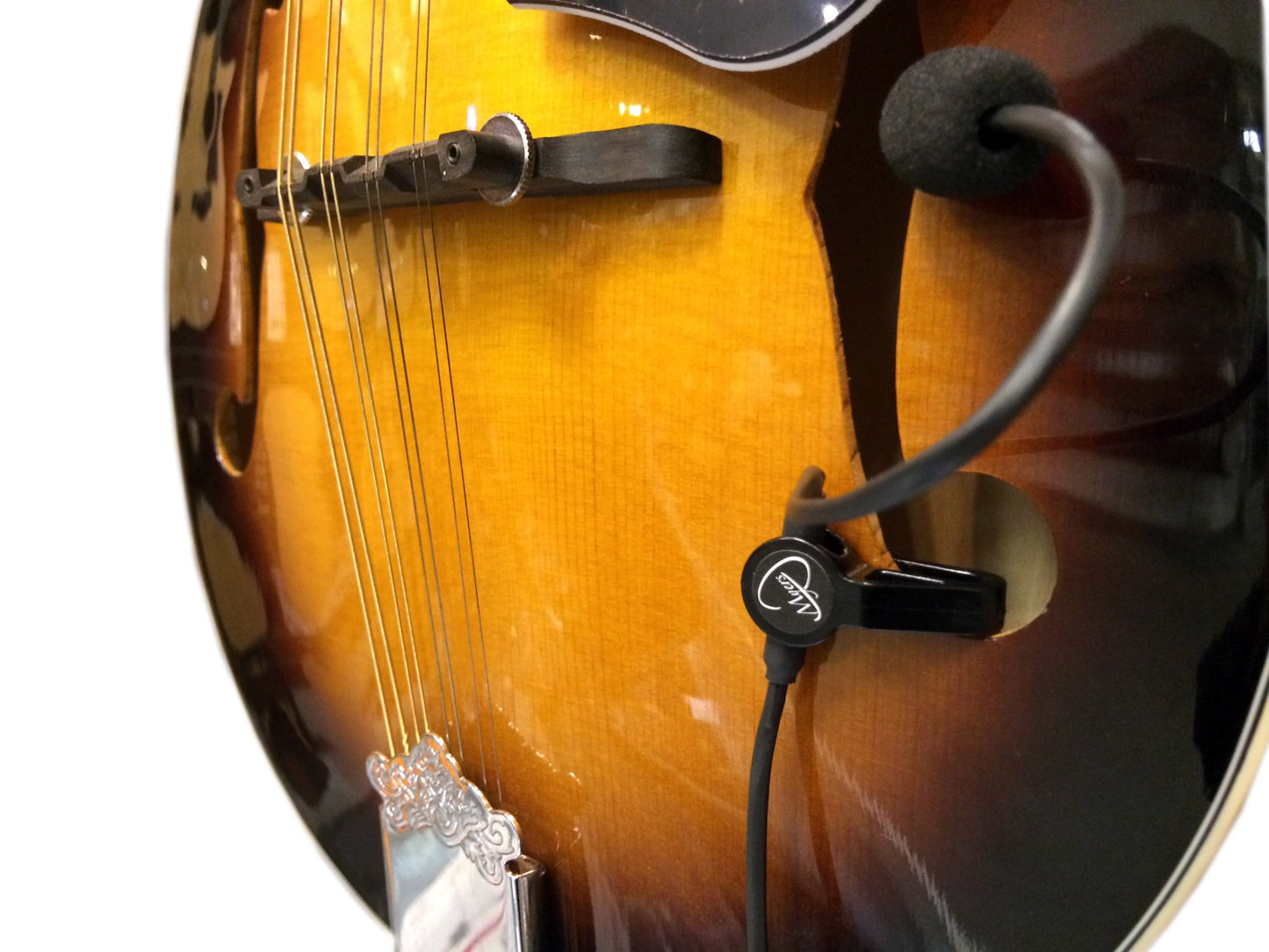 Pickup para Banjo Myers Pickups Plata con Micro-Gooseneck Flexible