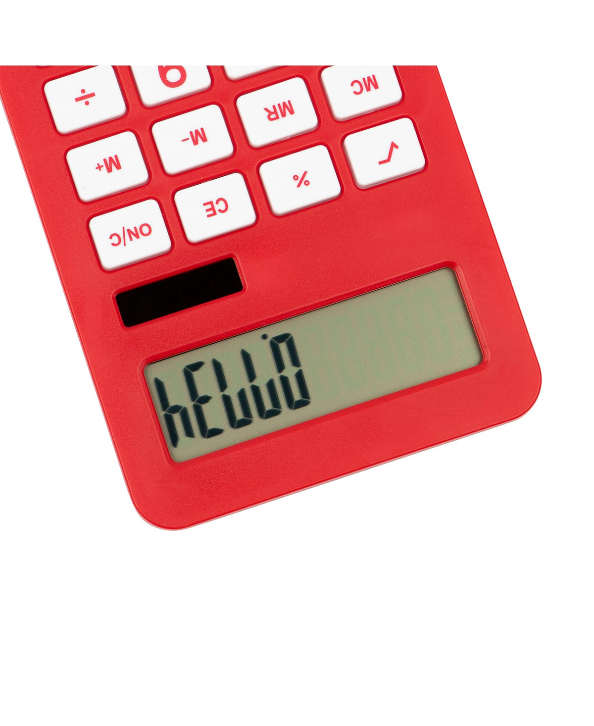 Calculadora JAM PAPER Rojo con Pantalla LCD de 10 Dígitos