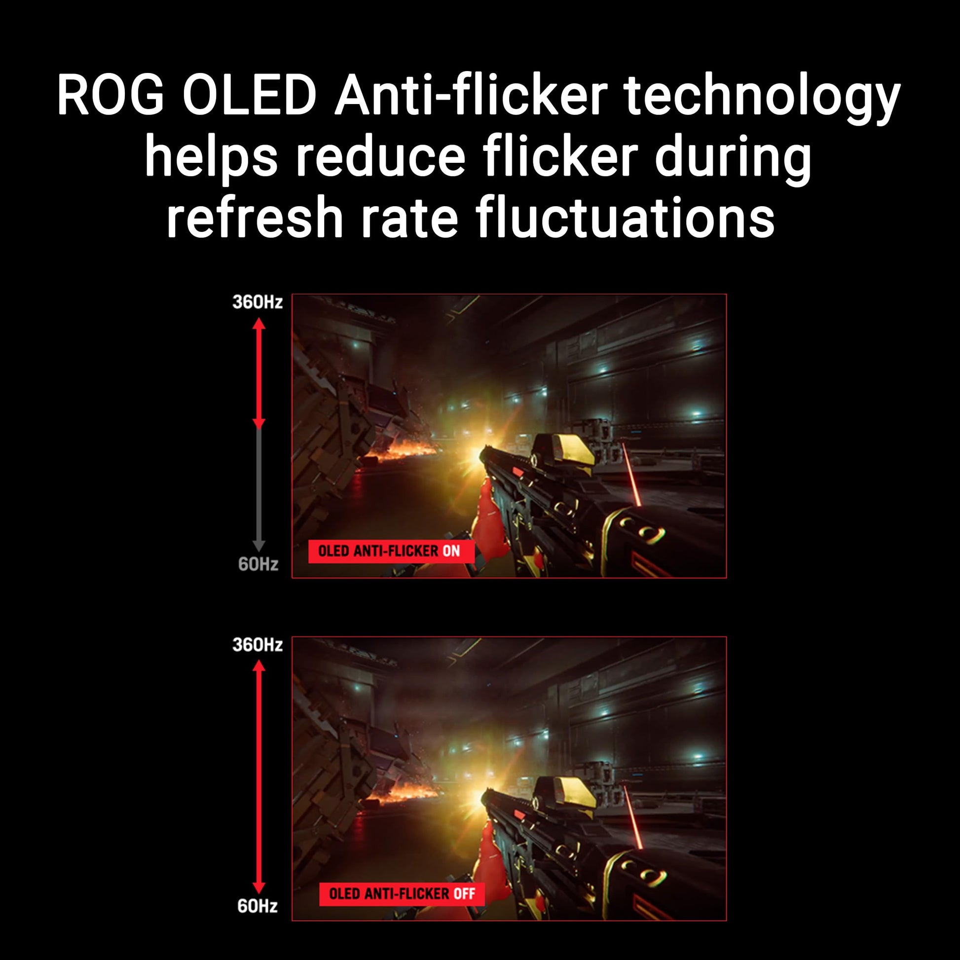 ASUS ROG Strix Monitor para Juegos QD-OLED de 26.5" 1440P (XG27ACDNG) -QHD (2560 x 1440), 360Hz, 0.03ms, disipador térmico Personalizado, OLED Care+, Compatible con G-Sync, 99% DCI-P3, DisplayWidget