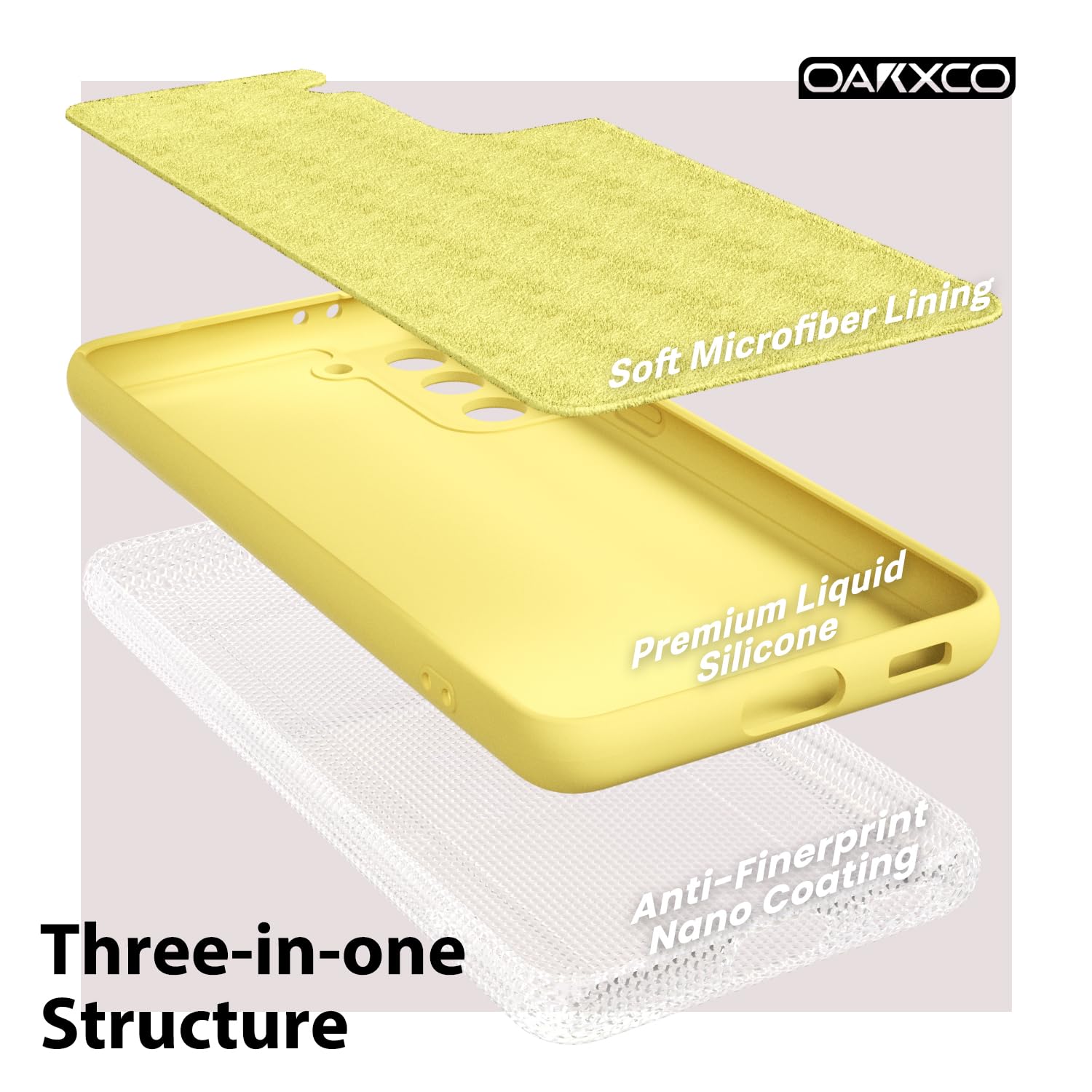 Oakxco - Funda de silicona líquida para Samsung Galaxy S21, bonita funda de gel de poliuretano termoplástico suave y fina, para mujeres y niñas, diseño estético, protector sólido mate y protector a