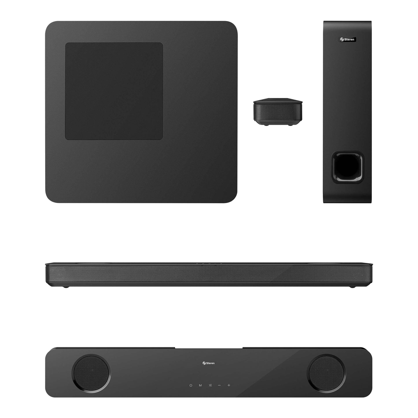 STEREN Barra de Sonido y subwoofer 900 W PMPO Bluetooth* BSD-505