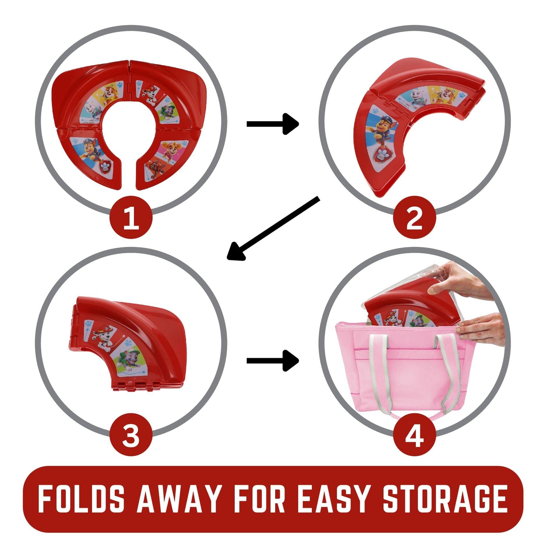 Asiento Plegable de Viaje Nickelodeon PAW Patrol "Born Brave"