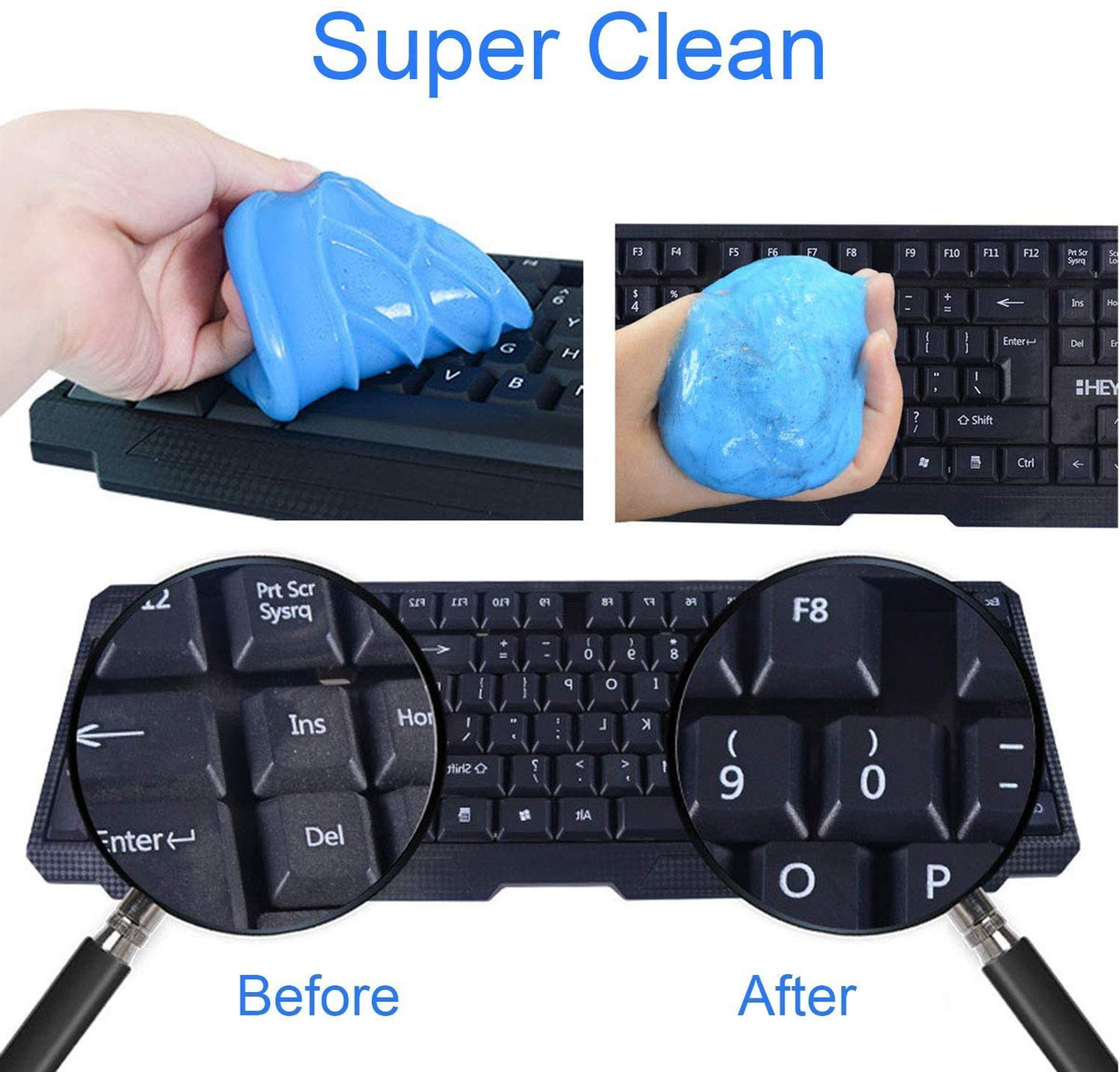 Jesocup, Gel de Limpieza para Artículos Eléctronicos, Color Azul, 160 Gramos