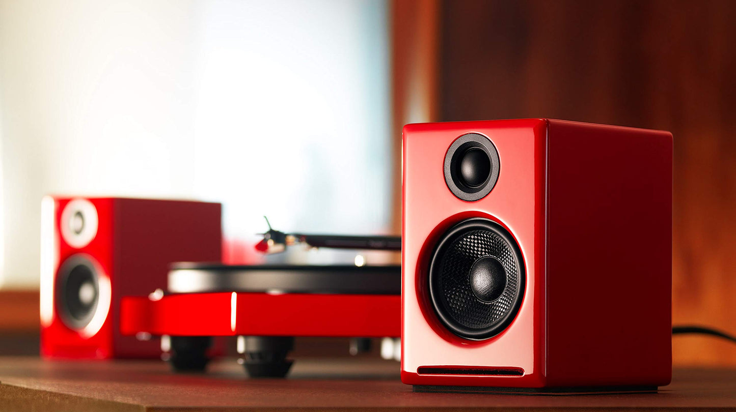 Audioengine Altavoces de Escritorio inalámbricos Bluetooth A2 Plus: Altavoces de computadora de 60 W para música y Juegos