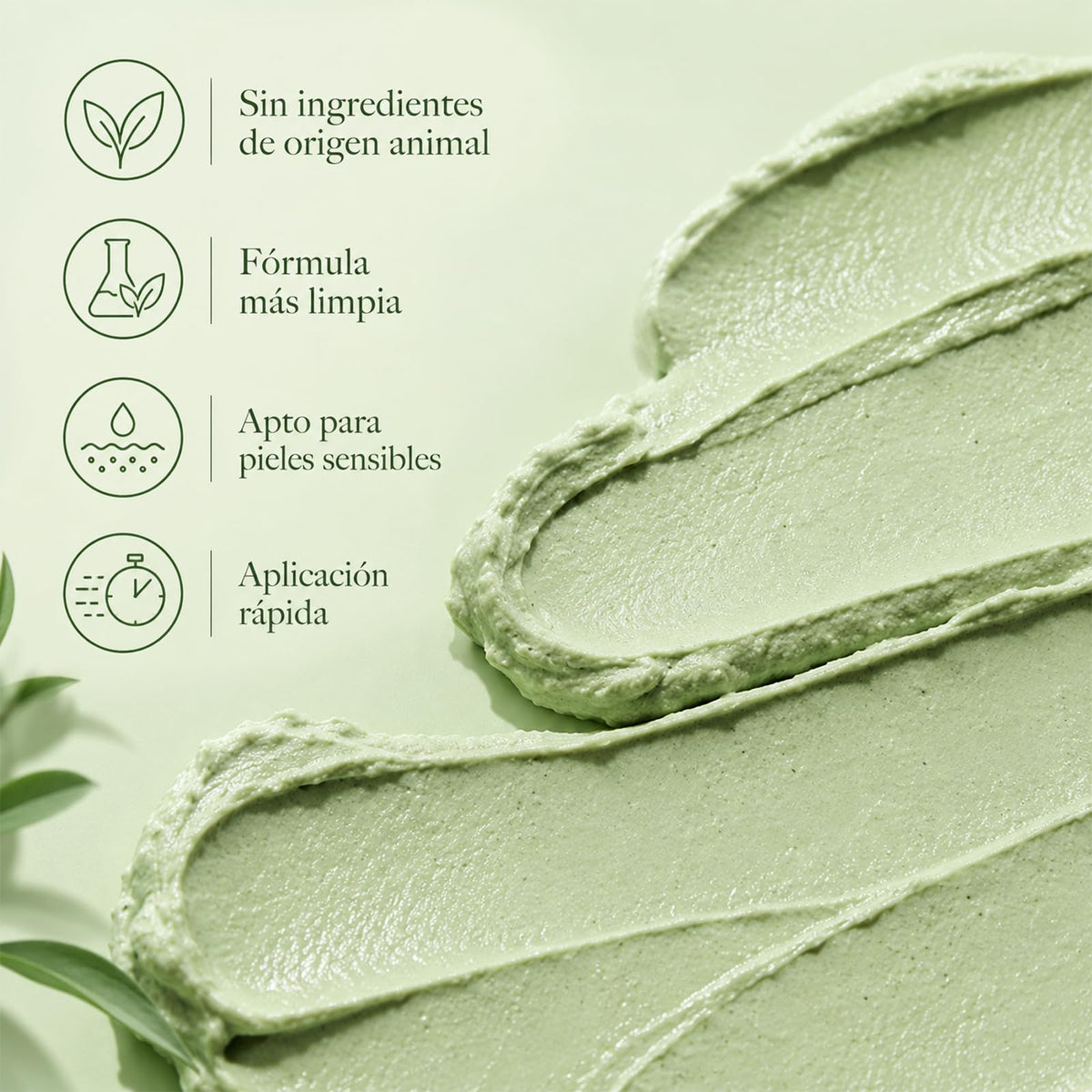 2PCS Green Tomato Clay Mask, Mascarilla de Arcilla de Tomate Verde para Cara, Limpieza Facial Profunda y Minimización de Poros, Hidratante, Para Todo Tipo de Piel (con Cuchara)