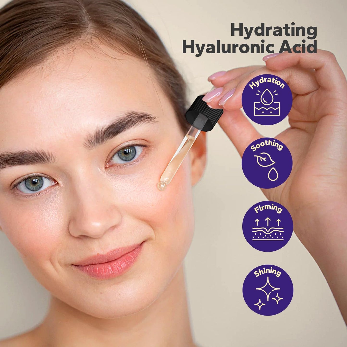 Silkysecret Suero De Péptidos Al 10% (2 Onzas Líquidas), Suero De Péptidos De Colágeno, Ácido Hialurónico Y Niacinamida, Argirelina Antienvejecimiento, Suero Facial Hidra 2 Onzas Líquidas (Paquete