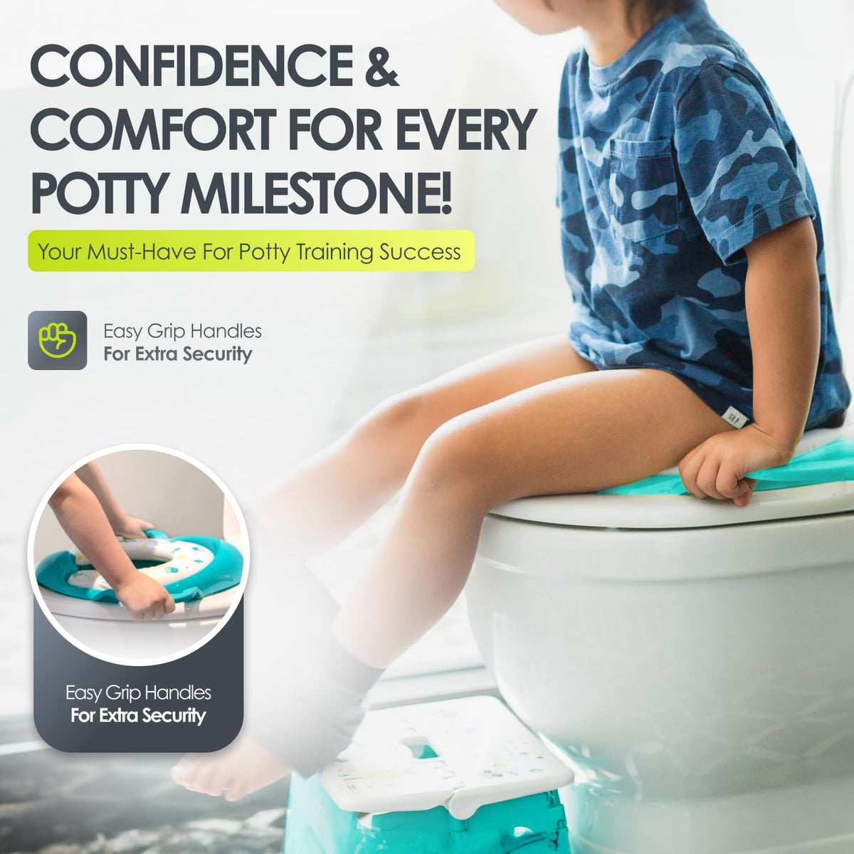 bbluv Poti asiento entrenador para baño - Aqua