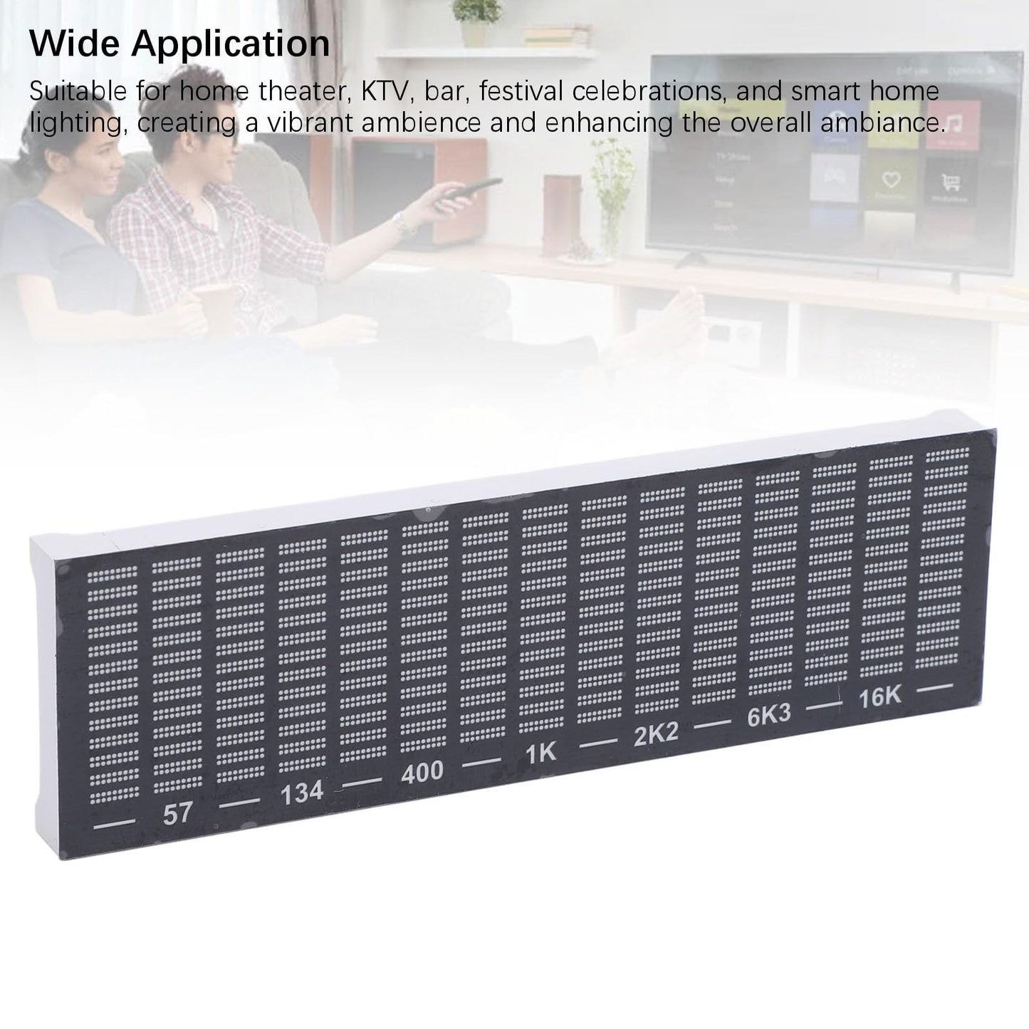 Pantalla Analizadora de Espectro Musical de 20 Hz - 25 KHz para Estudiantes adjunto: Pantalla de Espectro de Audio